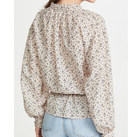 NEW Joie Senaya Floral Pink Top Small - Picture 4 of 15